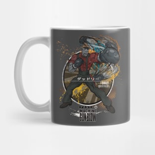 DUDLEY: MACHINE GUN BLOW - BLACK/RED Mug